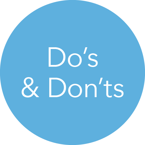 D's & Don'ts