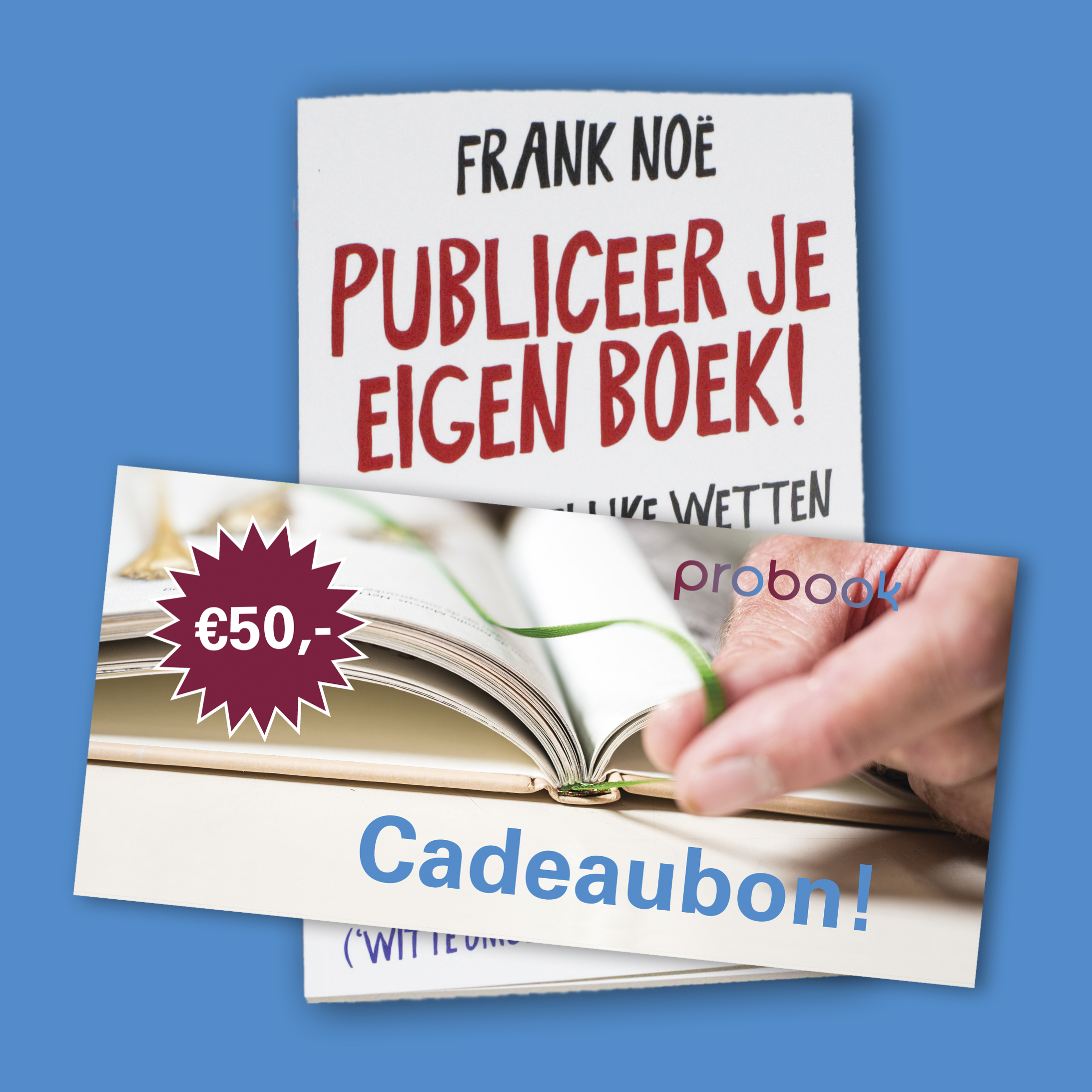 methodologie tack Populair Cadeaubon €50,- + gratis boek 'Publiceer je eigen boek' - Probook - Boek  maken