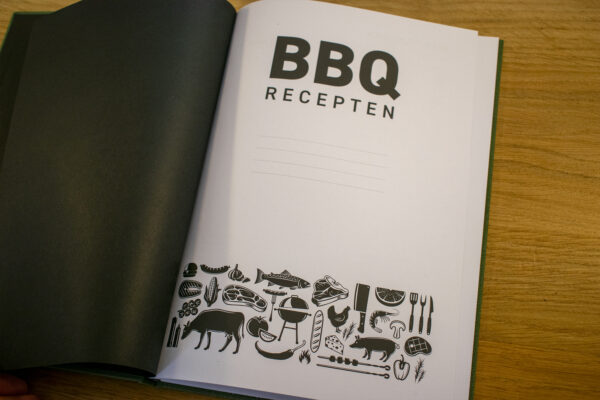 BBQ receptenboek zelf invullen