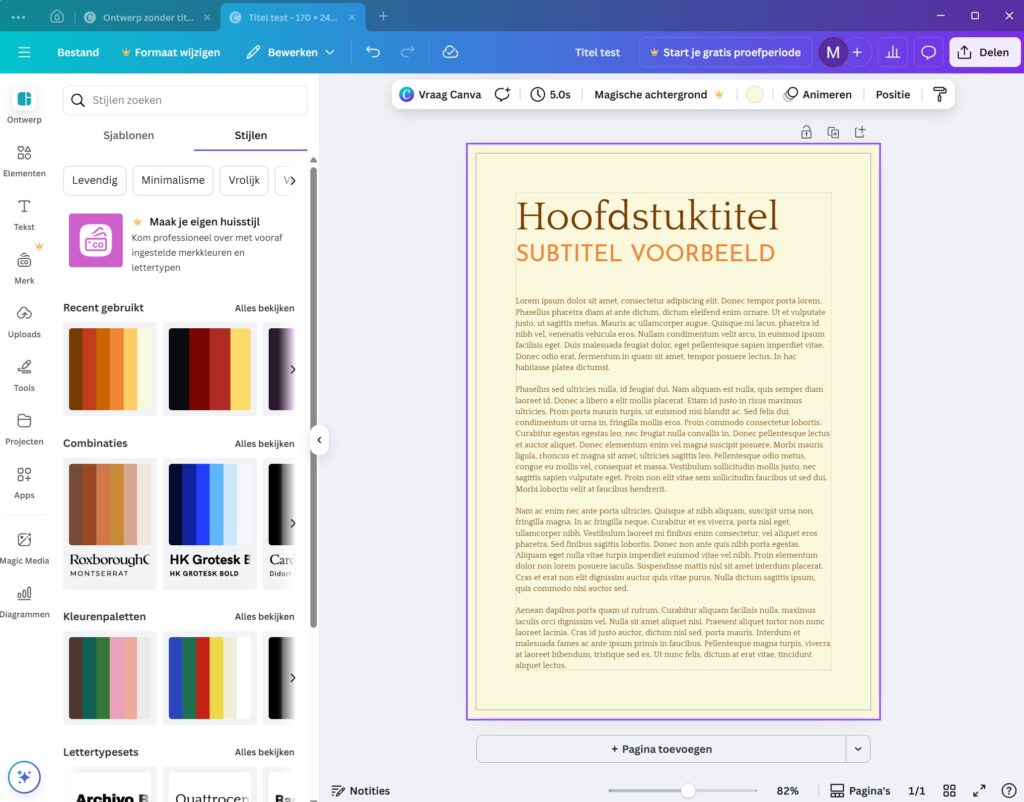 boek maken in canva